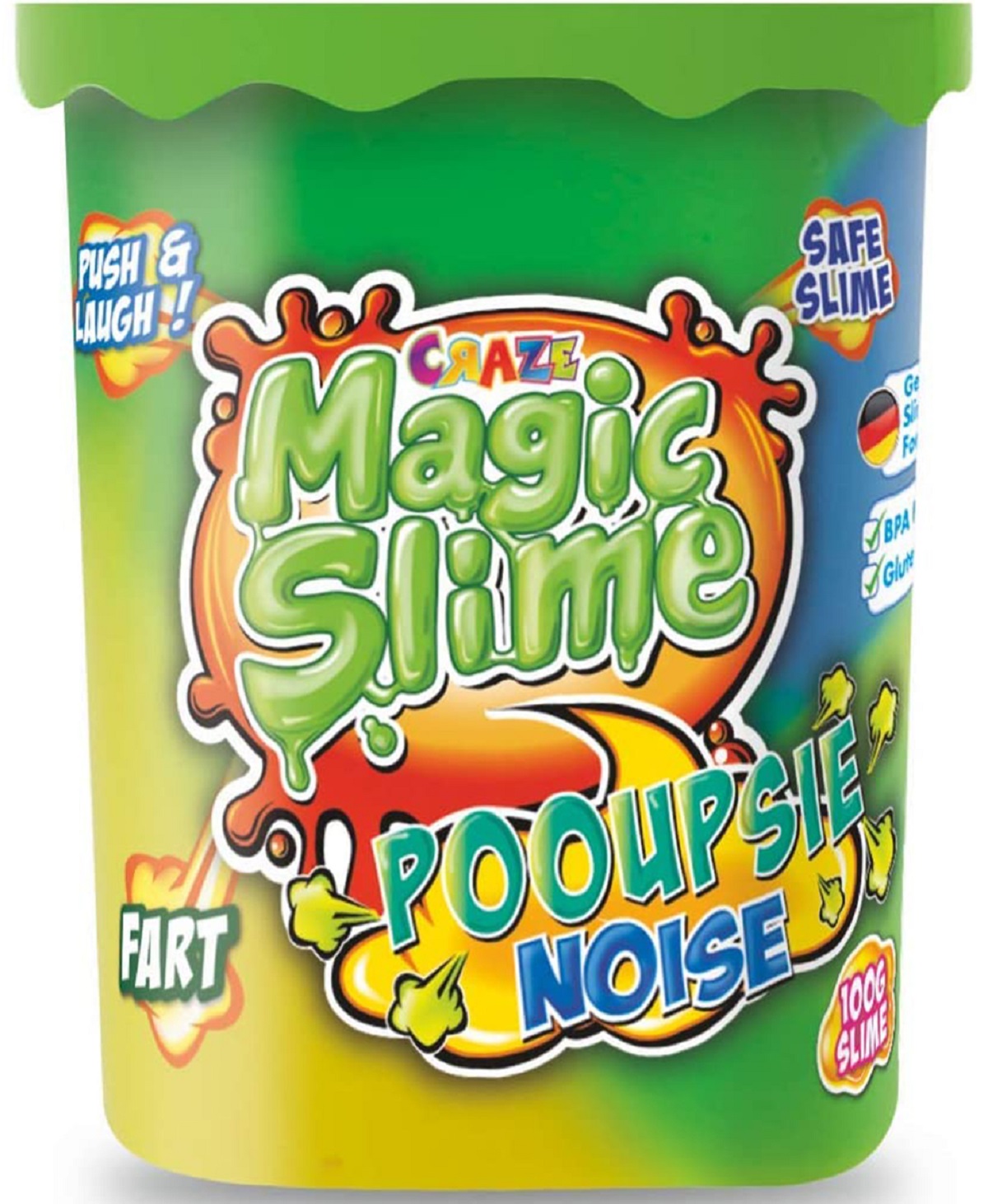 Slime magic cu sunete amuzante. Verde