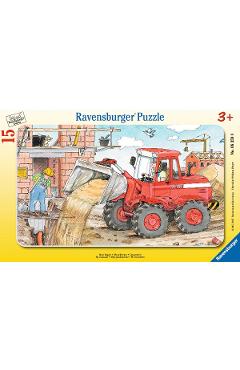 Imaginea produsului 'Puzzle 15 piese: Excavator'