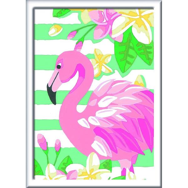 Pictura pe numere: Flamingo