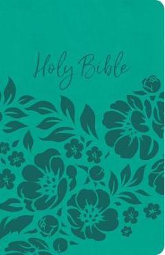Coperta cărții 'KJV Thinline Bible, Teal Leathertouch, Value Edition - Holman Bible Publishers'