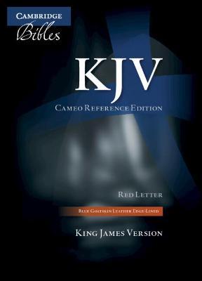 KJV Cameo Reference Edition, Blue Goatskin Leather, Red-Letter Text, Kj456: Xre - 