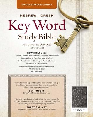 The Hebrew-Greek Key Word Study Bible: ESV Edition, Black Bonded Leather - Spiros Zodhiates
