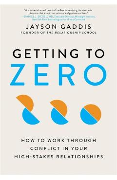 Getting to Zero: How to Work Through Conflict in Your High-Stakes Relationships - Jayson Gaddis