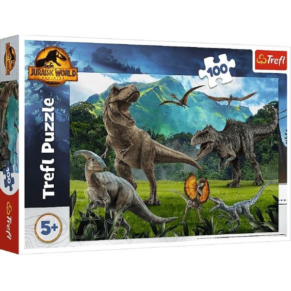 Puzzle 100. Jurassic World: Lumea dinozaurilor