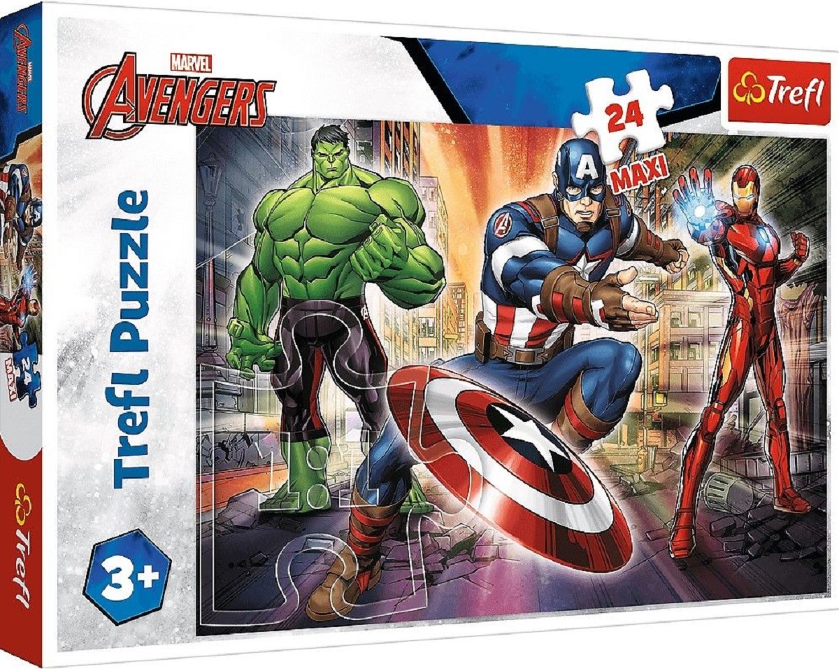 Puzzle 24 maxi. Eroi: Avengers