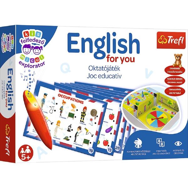 Joc educativ: Engleza pentru tine + Creion magic. Micul explorator
