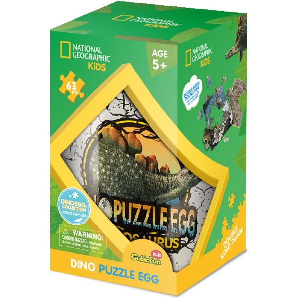 Puzzle in cutie: Ou metalic. Stegosaurus