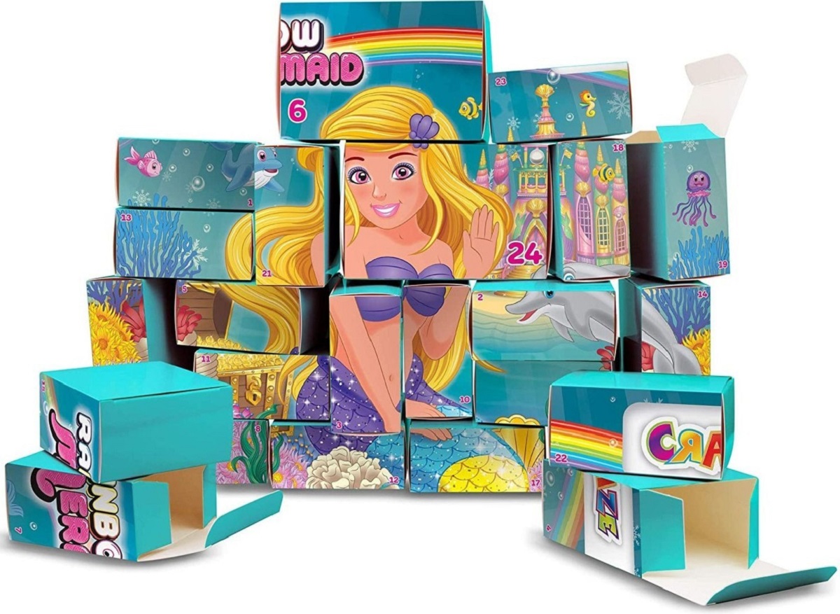 Calendar Craciun: Sirena. Rainbow Mermaid