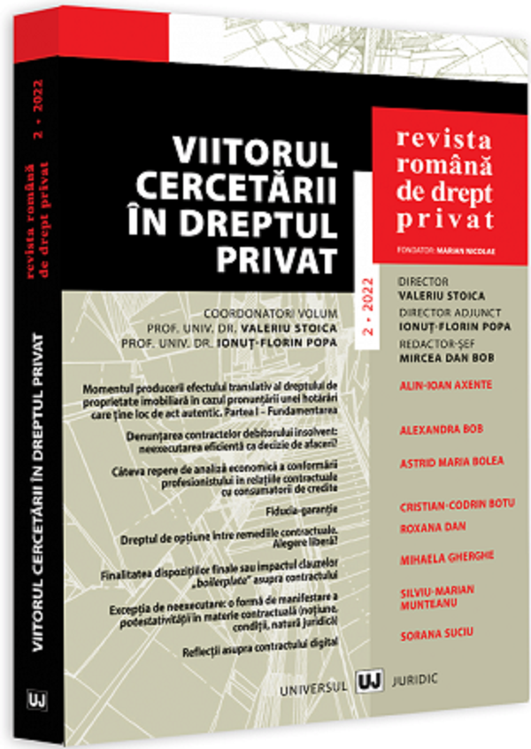 Revista romana de drept privat Nr.2/2022
