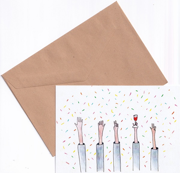 Carte postala: Confetti. Iarna