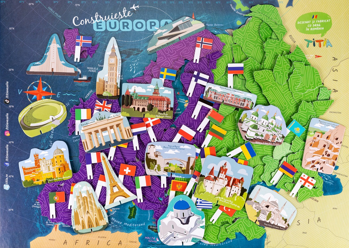 Puzzle: Construieste Europa