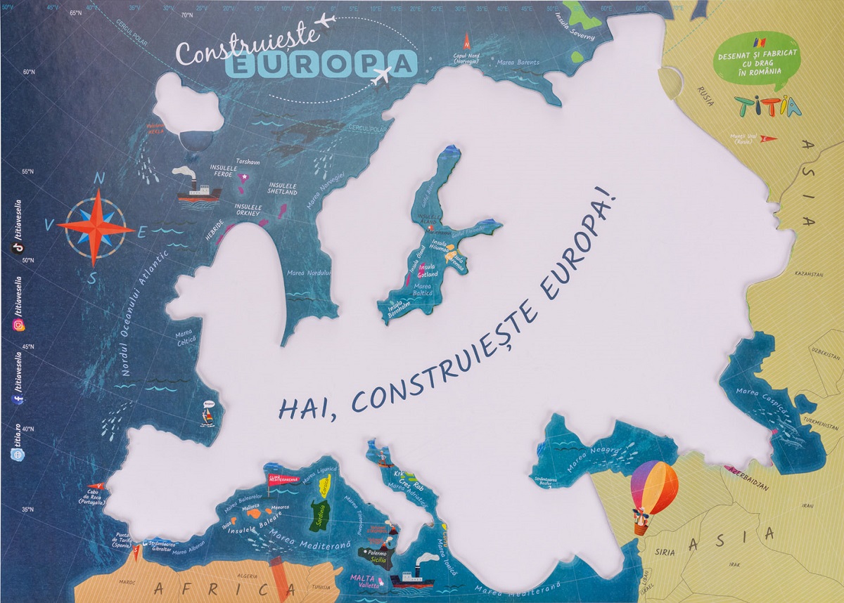 Puzzle: Construieste Europa