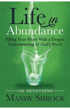 Coperta cărții 'Life in Abundance: Filling Your Heart With a Deeper Understanding of God's Word - Mandy Shrock'