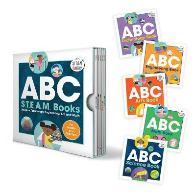 ABC Steam Books for Infants and Toddlers: Science, Technology, Engineering, Art, and Math - Rockridge Press