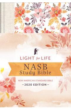 Coperta cărții 'Light for Life NASB Study Bible [Golden Fields] - Compiled By Barbour Staff'