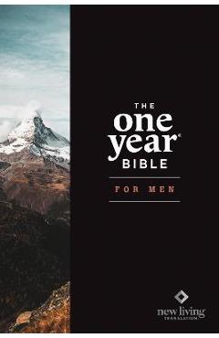 Coperta cărții 'NLT the One Year Bible for Men (Softcover) - Ed Stephen Arterburn M.'