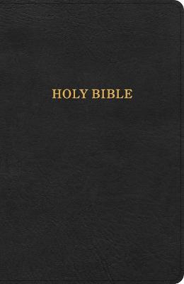 Coperta cărții 'KJV Thinline Bible, Black Leathertouch - Holman Bible Publishers'
