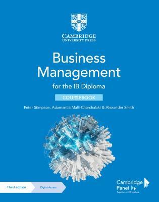 Business Management for the Ib Diploma Coursebook with Digital Access (2 Years) [With Access Code] - Peter Stimpson