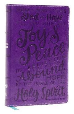 Poza produsului Nkjv, Holy Bible for Kids, Verse Art Cover Collection, Leathersoft, Purple, Comfort Print: Holy Bible, New King James Version - Thomas Nelson