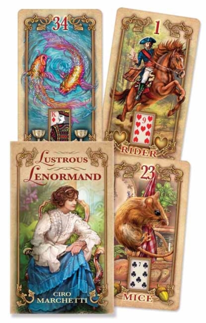 Coperta cărții 'Lustrous Lenormand - Ciro Marchetti'