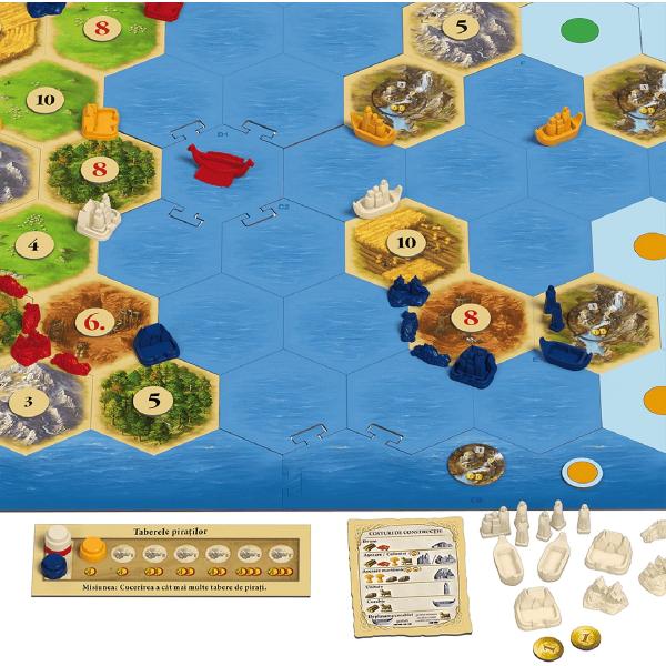 Catan. Extensie: Pirati si exploratori pentru 2-4 jucatori