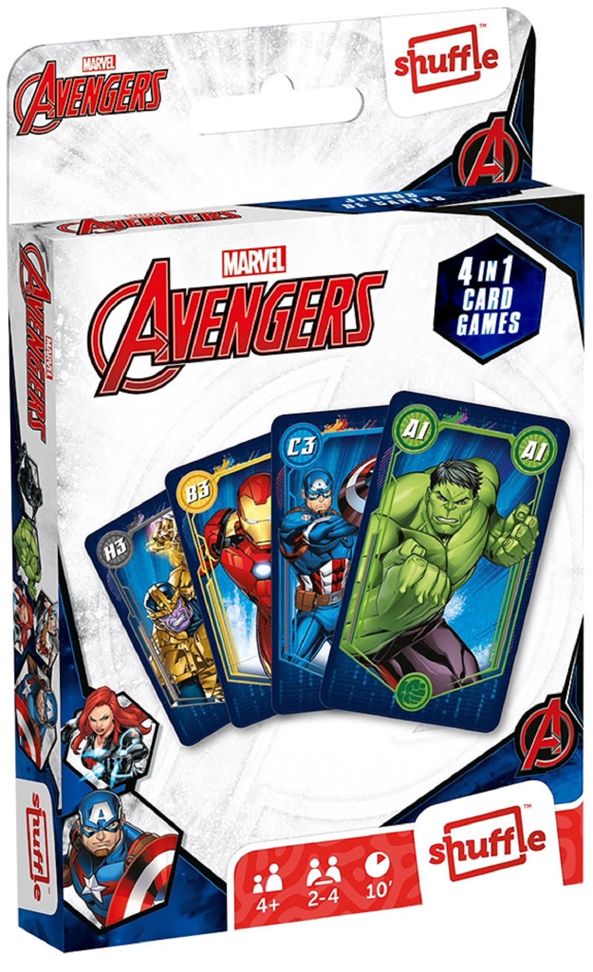efficiency Alarming Dismiss Joc de carti: Fun Avengers 4 in 1 - 5411068862724 - Libris