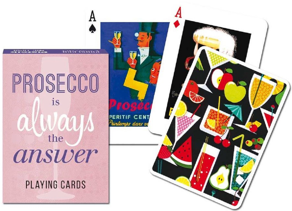 Carti de joc: Prosecco is always the answer