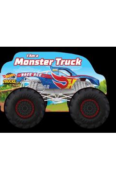 Hot Wheels: I Am a Monster Truck: A Board Book with Wheels - Mattel