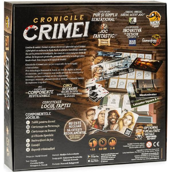 Joc de investigatie interactiv: Cronicile crimei