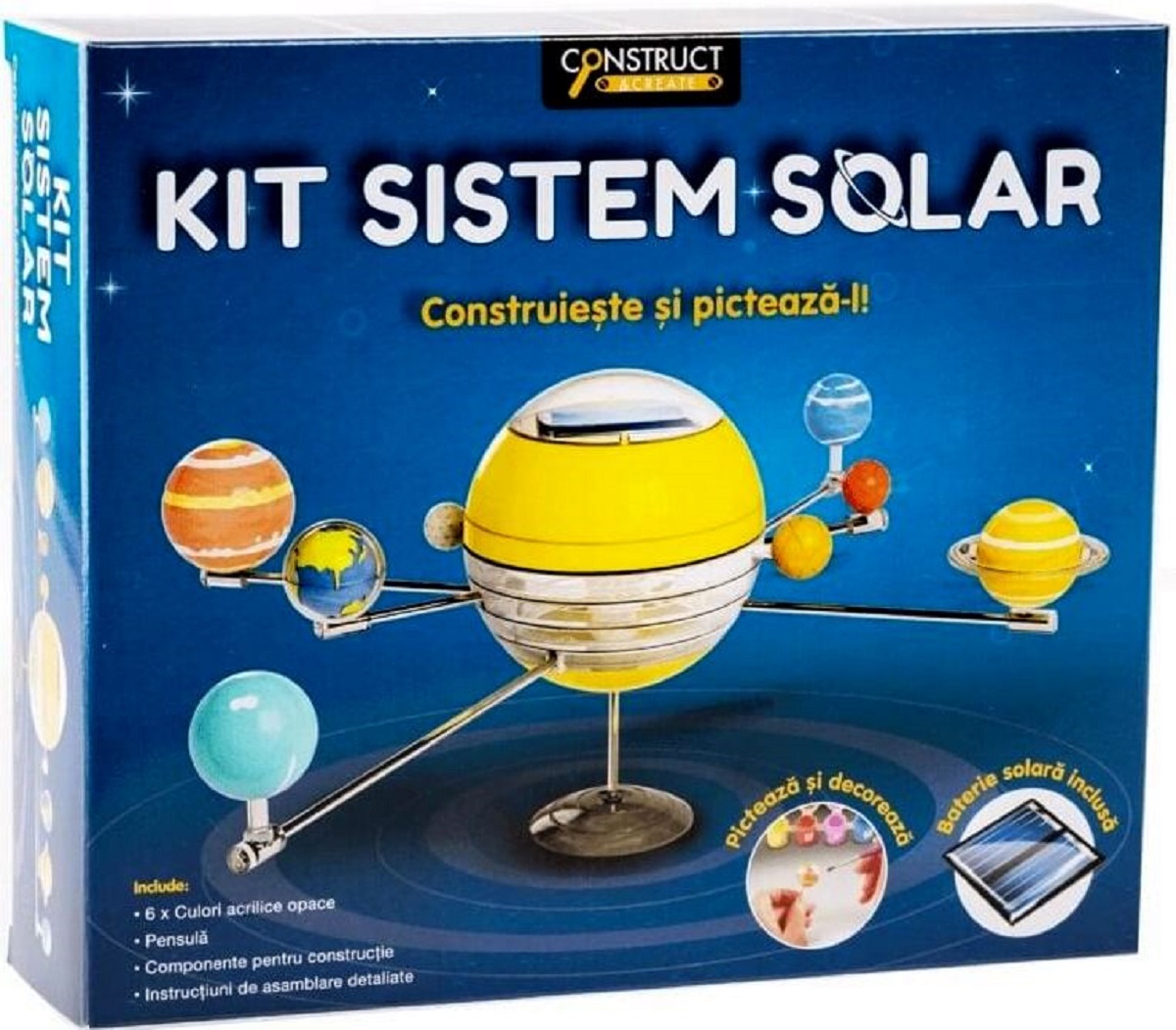 Kit robotica de constructie Sistem Solar