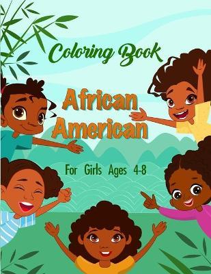 African American Coloring Book For Girls Ages 4-8 - Mo Tarek