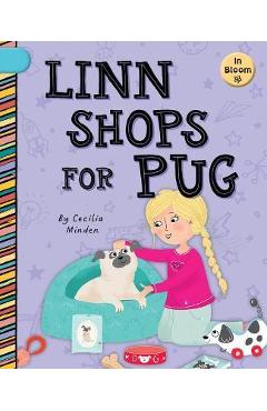 Coperta cărții 'Linn Shops for Pug - Cecilia Minden'