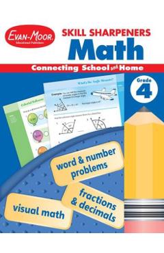 Skill Sharpeners: Math, Grade 4 Workbook - Evan-moor Corporation
