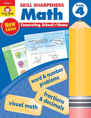 Skill Sharpeners: Math, Grade 4 Workbook - Evan-moor Corporation