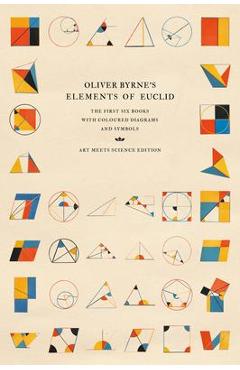 Coperta cărții 'Oliver Byrne's Elements of Euclid: The First Six Books with Coloured Diagrams and Symbols - Art Meets Science'