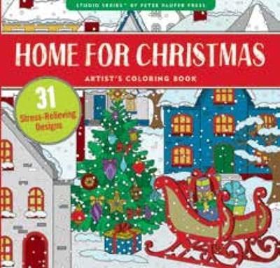Home for Christmas Adult Coloring Book - 