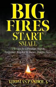 Coperta cărții 'Big Fires Start Small: The Case for a Paradigm Shift in California's Response to Today's Wildfire Crisis - Thomas'