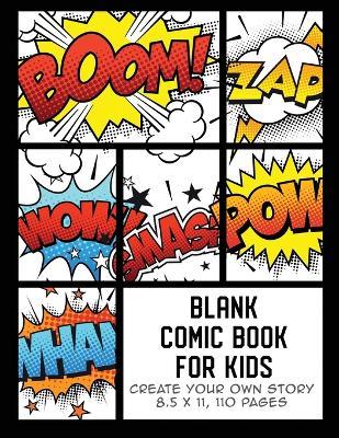Blank Comic Book for Kids: Create Your Own Story, Comics & Graphic Novels - The Whodunit Creative Design