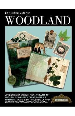 Poza produsului Junk Journal Magazine - Woodland - Pegasus Paper Co