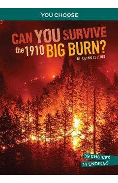 Coperta cărții 'Can You Survive the 1910 Big Burn?: An Interactive History Adventure - Ailynn Collins'