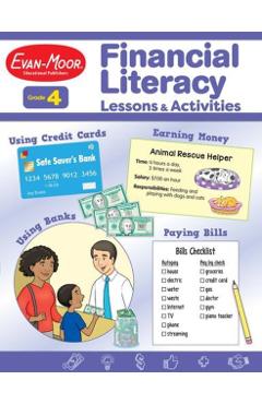 Financial Literacy Lessons and Activities, Grade 4 - Teacher Resource - Evan-moor Corporation