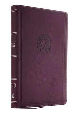 Kjv, Thinline Bible Youth Edition, Leathersoft, Burgundy, Red Letter Edition, Comfort Print - Thomas Nelson
