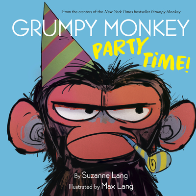Coperta cărții 'Grumpy Monkey Party Time! - Suzanne Lang'