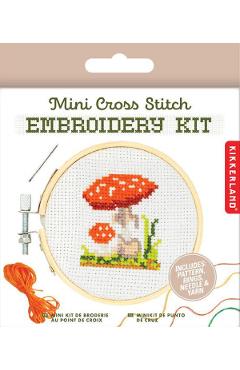 Imaginea produsului 'Mini kit de brodat: Ciupercuța'