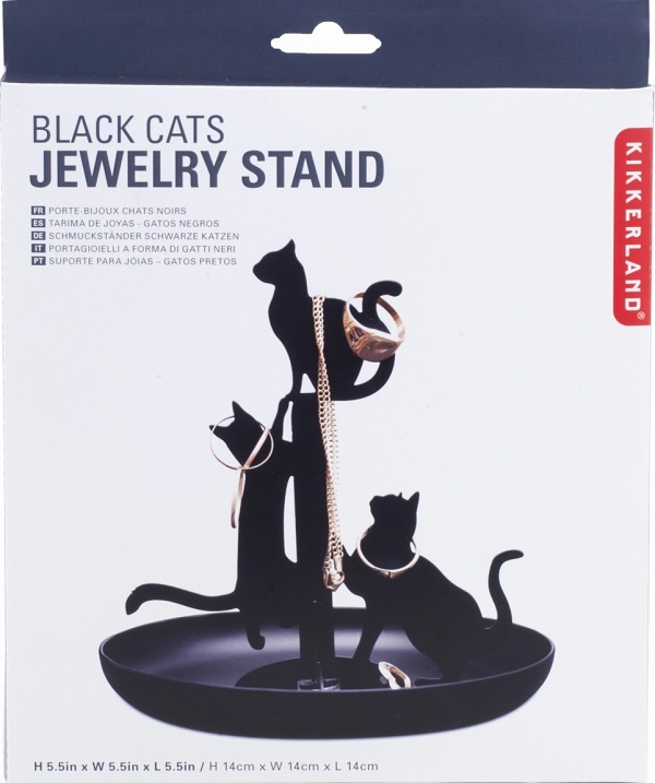Suport bijuterii: Black Cats