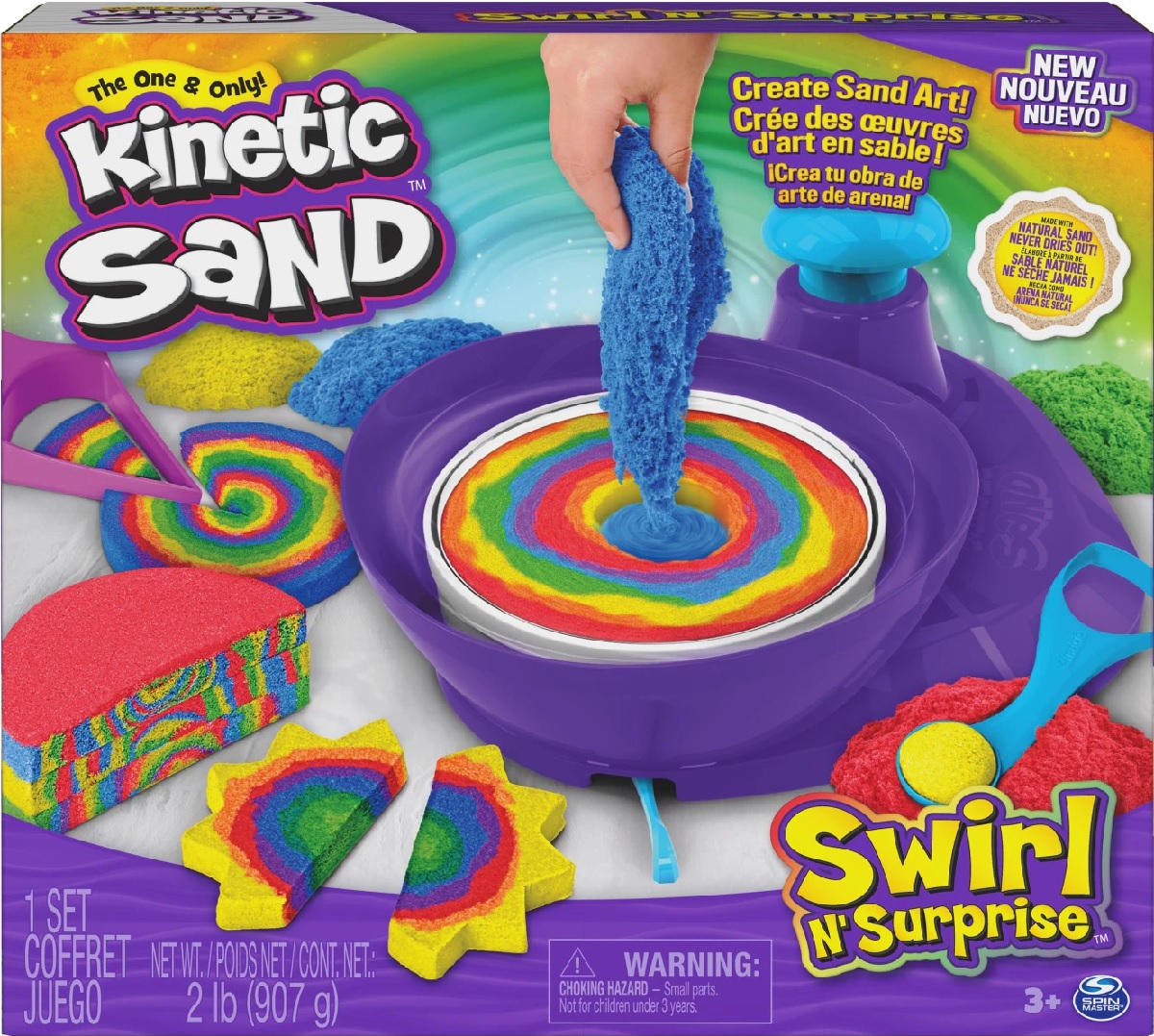 Set Kinetic Sand: Caruselul de comori