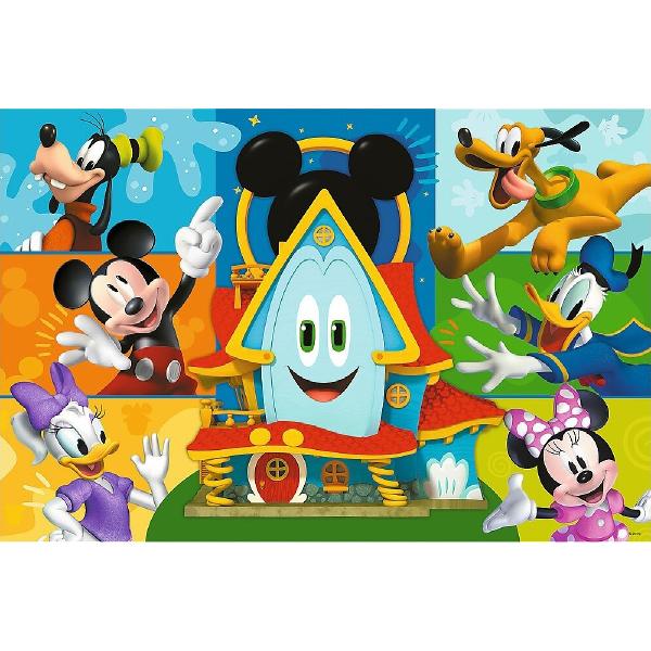 Puzzle 24 maxi. Mickey Mouse: Casa prietenilor amuzanti