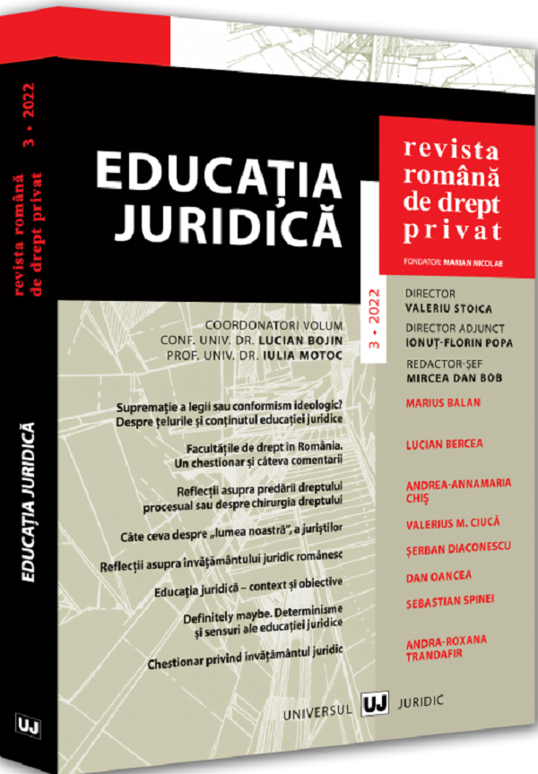 Revista romana de drept privat Nr.3 din 2022