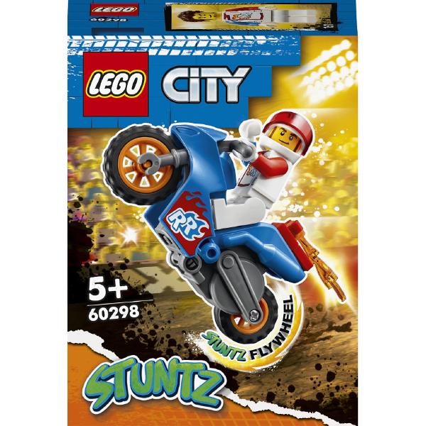 Lego City. Stuntz. Motocicleta de cascadorie racheta