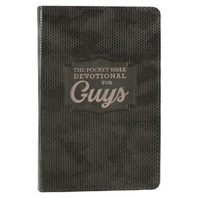 Pocket Bible Devotional for Guys Faux Leather - Christianart Gifts